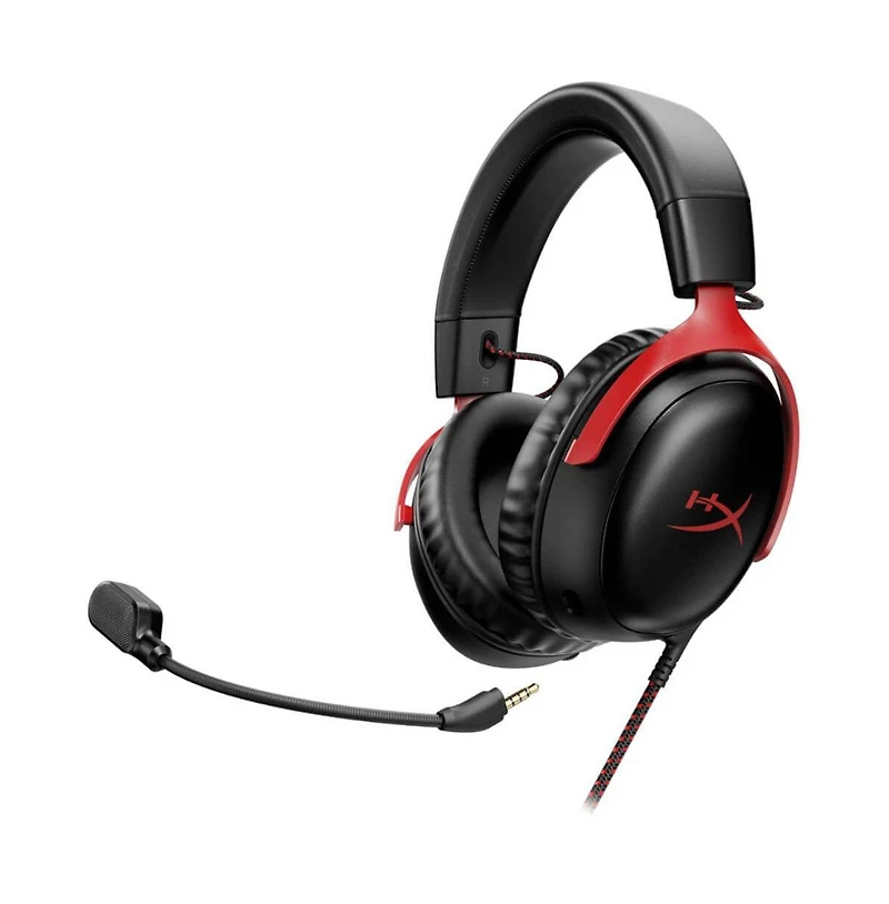 Hyperx Cloud Iii Wired Gaming Headset - Black/Red