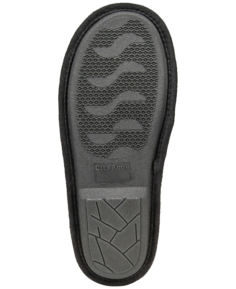 Club Room Men's Plaid Slippers, Created for Macy's