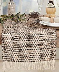 Saro Lifestyle Sleek Striped Table Runner, 16"x72"
