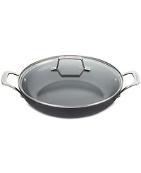 Le Creuset Essential Nonstick Ceramic 3.9-Qt. Shallow Braiser with Glass Lid