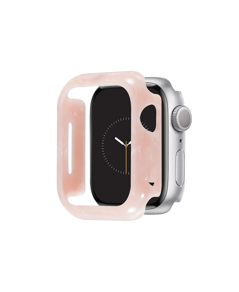 Anne Klein Women's Pink Acetate Protective Case designed for 45mm Apple Watch