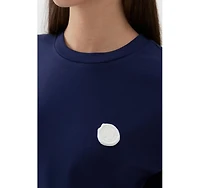 Nocturne Women's Logo Designed Basic T-shirt