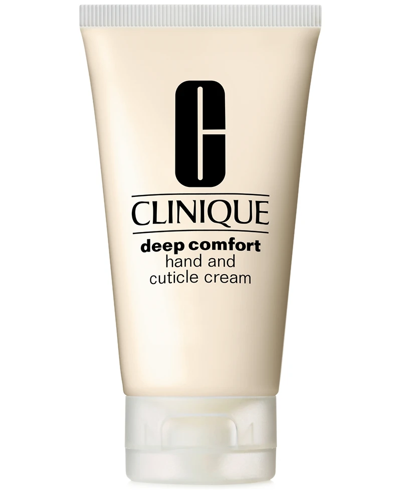 Clinique Deep Comfort Hand and Cuticle Cream with Hyaluronic Acid, 2.5 oz.