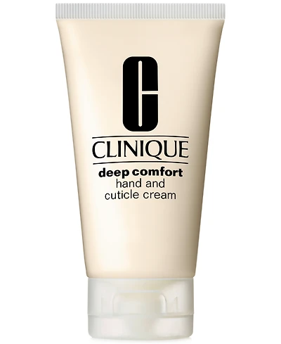 Clinique Deep Comfort Hand and Cuticle Cream with Hyaluronic Acid, 2.5 oz.