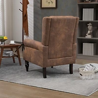 Streamdale Wood Frame Armchair, Modern Accent Chair Lounge Chair For Living Room