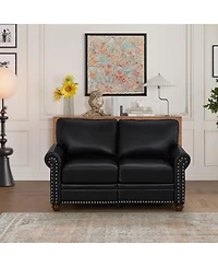Streamdale Furniture Living Room Sofa Loveseat Chair Faux Leather