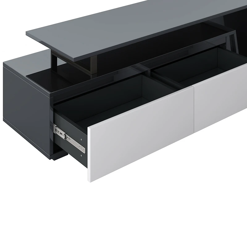 Streamdale Rectangle Tv Stand, 2 Drawers, 1 Cabinet, Up to 100"