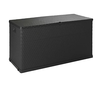 vidaXL Patio Storage Box Anthracite 47.2"x22"x24.8" Pp Rattan