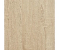 vidaXL Dining Table Sonoma Oak 55.1"x29.3"x29.9" Engineered Wood