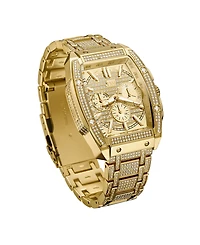 Jbw Men's Echelon Platinum Series Diamond (3 ct. t.w.) 18K Gold-Plated Stainless Steel Watch, 41Mm
