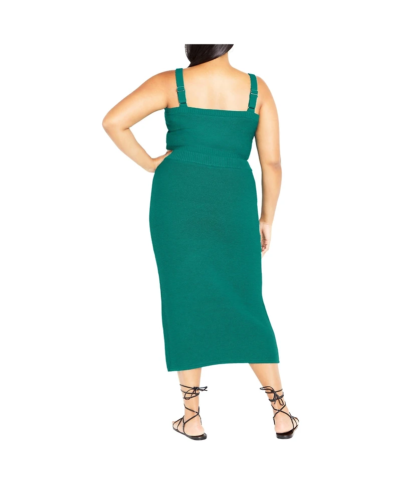 City Chic Women's Knit Set Dress