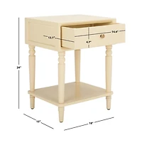 Siobhan Accent Table With Storage Drawer