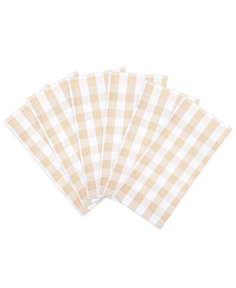 Sloppy Chef Buffalo Plaid Kitchen Towels (6 Pack), 20x30 in., 100% Cotton, Color Options
