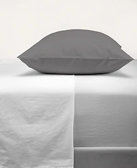 Purity Home 300 Thread Count Brushed Cotton Percale Pillowcase Pair, King