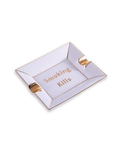 Bey-Berk "Smoking Kills" Porcelain Ashtray