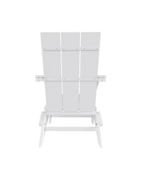Modern Outdoor Folding Adirondack Chair (Set of 2)
