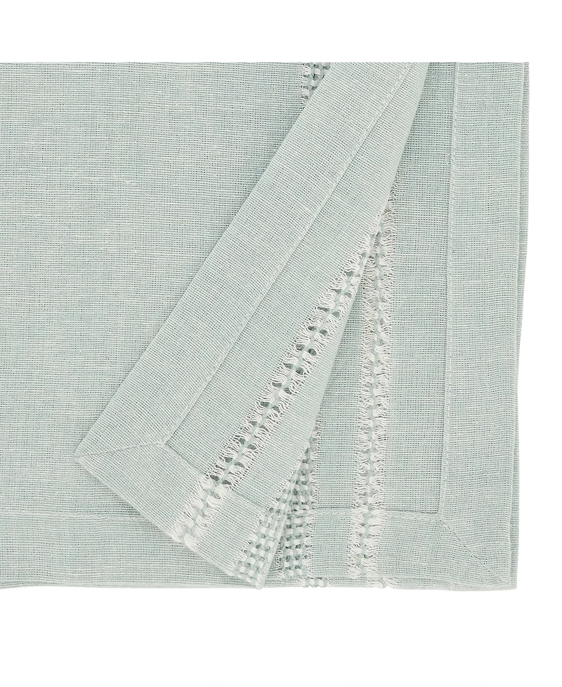 Saro Lifestyle Leno Stripe Elegance Table Runner