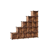 Slickblue 16 Cube Closet Organizers And Storage, Clothes Storage Organizer For Wardrobe