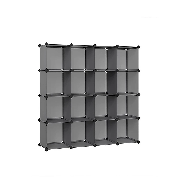 Slickblue 16 Cube Closet Organizers And Storage, Clothes Storage Organizer For Wardrobe