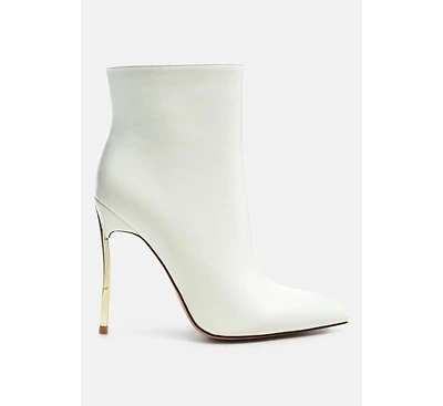 siren patent faux leather bootie
