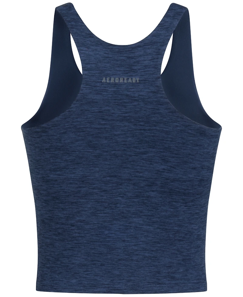 adidas Big Girls Sleeveless Melange Training Tank Top