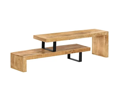 vidaXL Tv Stand Solid Mango Wood