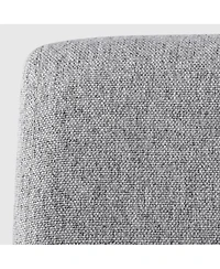 WestinTrends Upholstered Linen Fabric Dining Chair Set of 2