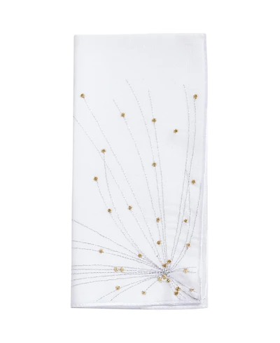Saro Lifestyle Cascading Firework Design Napkin Set of 4, 20"x20"