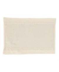 Saro Lifestyle Whipstitched Border Design Placemat Set of 4, 14"x20"