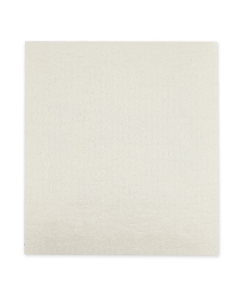 Design Imports Swedish Dishcloths for Kitchen Cleaning, Machine Washable Dishwasher Safe, 7.75 x 6.75", Avocado White