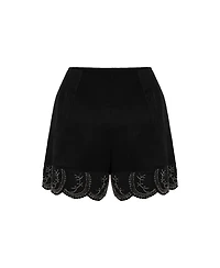 Nocturne Women's Stone Detailed Shorts