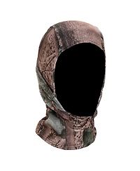 Muk Luks Men's Unisex 3-in-1 Spandex Mask, Black, One