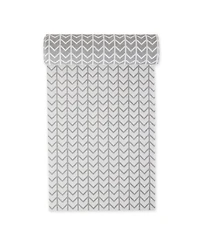 Design Imports Fridge Shelf Liner Collection Non-Adhesive, Cut to fit, Machine Washable, 12x120", Gray Herringbone, 2 Piece