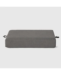 WestinTrends Outdoor Patio Furniture Seat Chair Square Cushions Without Welt Set of 2, 20" x 19"