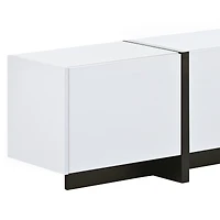 Modern Rectangle Tv Stand for TVs Up To 80"