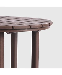 WestinTrends Outdoor Patio Bar Height Table and Stool -Piece Dining Set