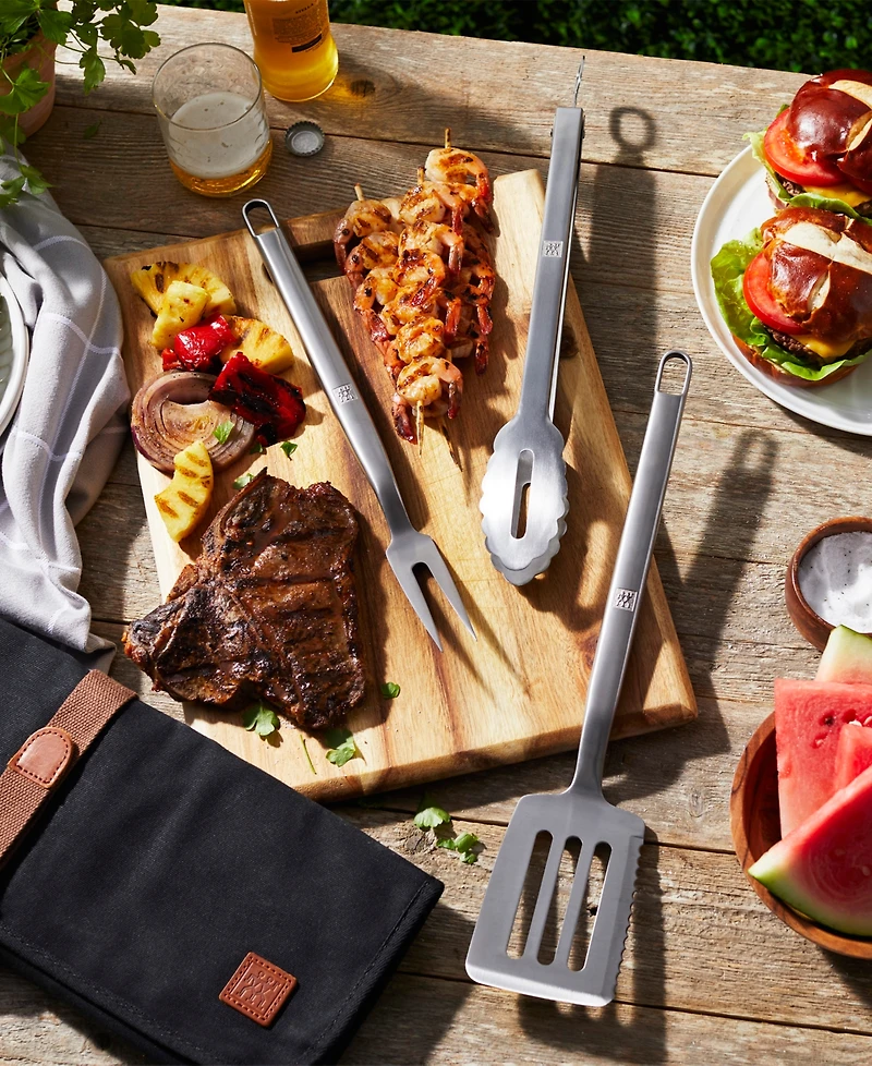 Zwilling Bbq 4pc Stainless Steel Grill Tool Set