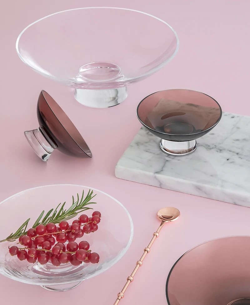 Nude Glass Silhouette Serving Bowl