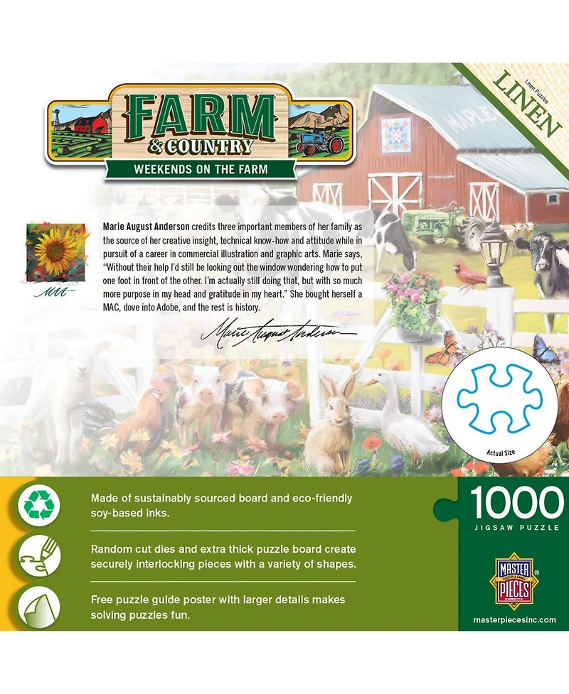 Masterpieces Farm & Country - Weekends On the Farm 1000 Piece Puzzle