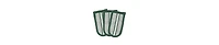 Design Imports Double Strip Chef Kitchen Cooking Baking Collection, Pan Handle Set, 6x3, Dark Green, 3 Piece