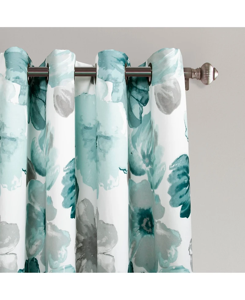 Lush Decor Leah Light Filtering Window Curtain Panels