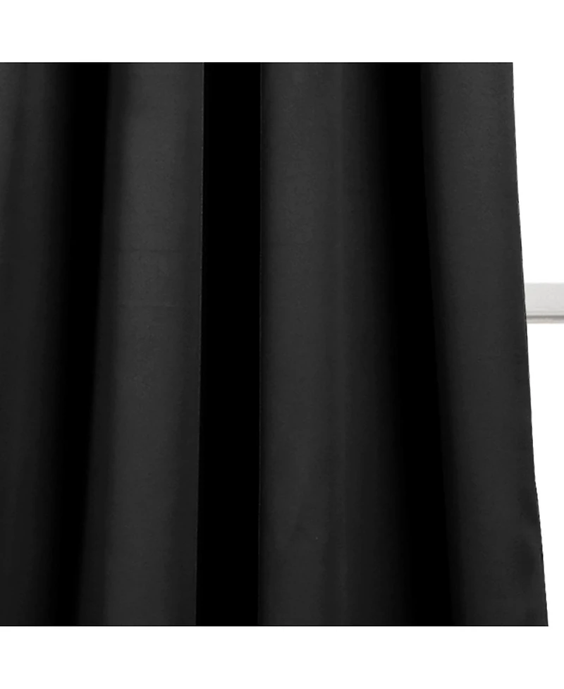 Lush Decor Insulated Grommet Blackout Linen Window Curtain Panel