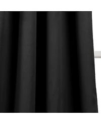 Lush Decor Insulated Grommet Blackout Linen Window Curtain Panel
