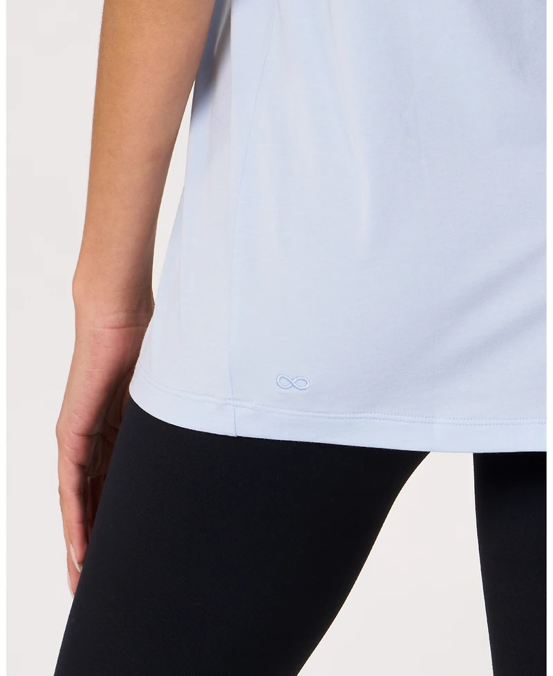 Rebody Active Women's Essentials Oversized Short Sleeve Top