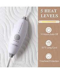 Caromio Full Size Electric Heated Mattress Pad, 54"x75"
