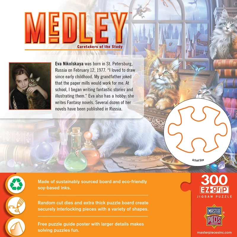 MasterPieces Medley - Caretakers of the Study 300 Piece Ez Grip Puzzle