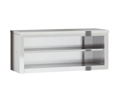vidaXL Kitchen Wall Cabinet with Shelf Stainless Steel