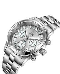 Jbw Women's Muse Diamond (1/5 ct.t.w.) Stainless Steel Watch