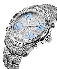 Jbw Men's Jet Setter Diamond (2 ct.t.w.) Stainless Steel Watch