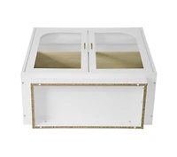 Streamdale Storage Cabinet With Acrylic Door For Living Room, Dining Room, Study